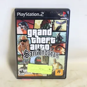 GRAND THEFT AUTO: SAN ADNREAS PS2 VIDEO GAME