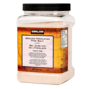 Kirkland Himalayan Pink Salt, 2 x 2.27kg