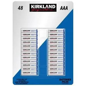 Lot of 3 Kirkland AAA 48-Pack Batteries