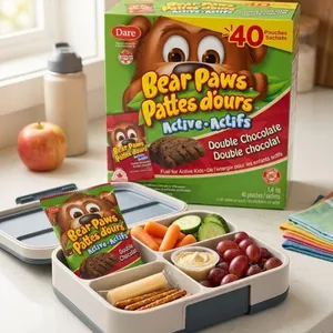 Dare Bear Paws Double Chocolate 40-Pack, 1.4kg