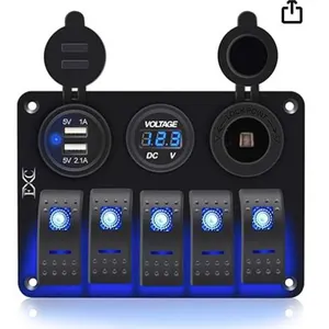 Jiaying Marine RV Rocker Switch Panel