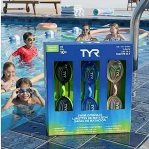 TYR Junior Swim Goggles 3-Pack