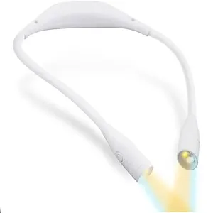 LED Neck Hung Lamp, ABS Silicone, White