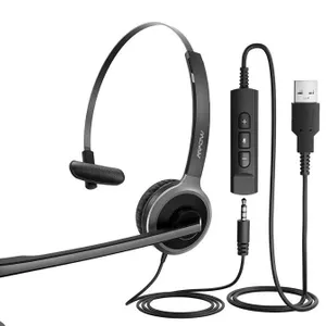 Mpow BH323AB Wired USB Headset