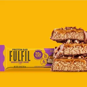 Fulfil Chocolate Peanut Caramel Protein Bars 12x55g