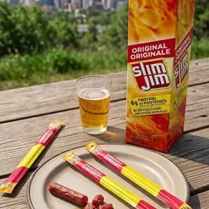 24x27.5 Slim Jim Hot AF Spicy Sausage Snack 659g