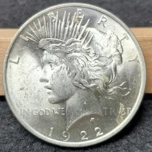 1922 Peace Dollar BU