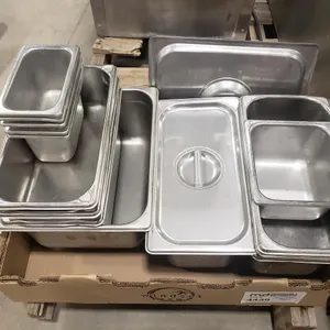 Box of Stainless Steel Food Containers
 UNRESERVED