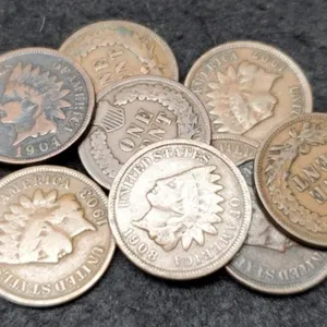 9 Different Date Indian Head Cents