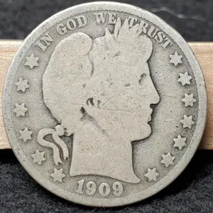 1909-O Barber Half Dollar