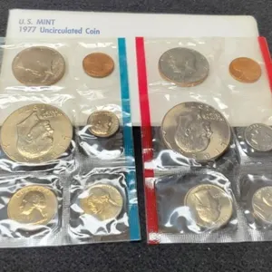 1977 12 Coin Double Mint Set inc/