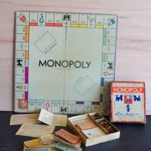 1938 Vintage Monopoly Game