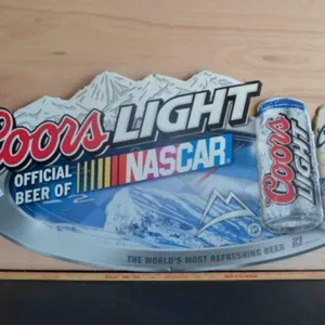 Coors Light NASCAR sign Metal Sign