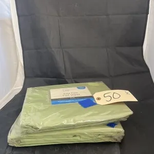 2 Pcs - EZ Care Flat Sheets Sz Full NIP