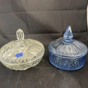Star of David Candy Dish w/Lid & Candy Dish