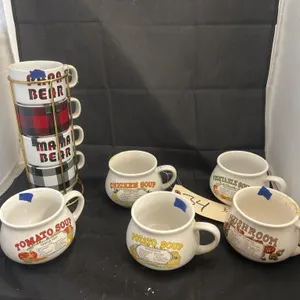 6 - Dad'l Do-It Soup Mugs & Mama Bear Mugs
