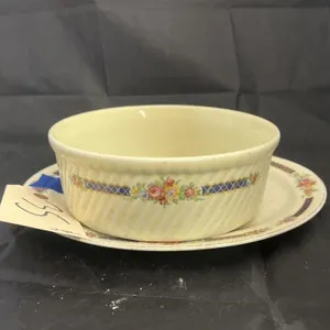 Hall's Custard Dish & Hall's Platter