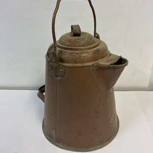 Copper Kettle. 12” high. 10 across
