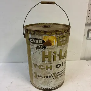 Case Hi-Lo 5 gallon steel oil pail