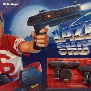 Vintage Tandy Radio Shack Lazer Shot toy in box