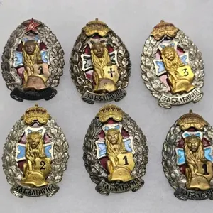 Bulgarian Wound Badges Kingdom of Bulgaria 1941 so