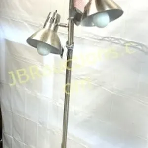 CHROME POLE LAMP