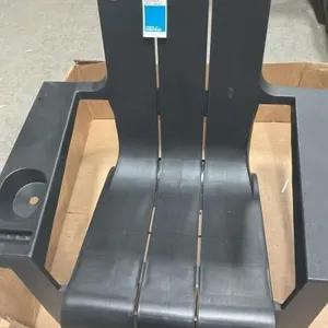 Polywood Black Adirondack Chair