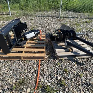 Greatbear Skid Steer Auger W/ 3 Bits 9", 12" & 18"