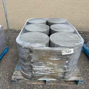 16" Round x 3 3/8" Thick Paver Stone - Must Take 36 Times the Bid Price