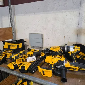 (9) Dewalt 20V Cordless Power Tools with Charger and (2) Batteries