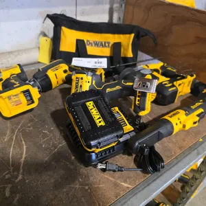 (5) Dewalt 20V Cordless Power Tools with Charger and (1) Battery
