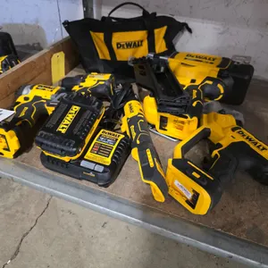 (5) Dewalt 20V Cordless Power Tools with Charger and (1) Battery