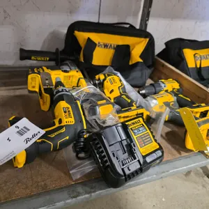 (5) Dewalt 20V Cordless Power Tools with Charger and (1) Battery