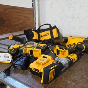 (4) Dewalt 20V Cordless Power Tools with Charger and (1) Battery
