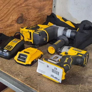 DeWalt DCH172 Rotary Hammer, DCF809 Impact Driver, 20V, Charger, Battery, Bag
