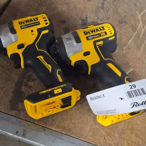 (2) Dewalt DCF887, DCF809 20V XR Cordless Impact Drivers