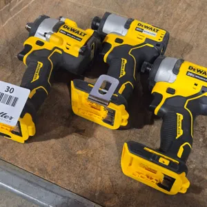 (3) Dewalt DCF921, DCF840, DCF809 Cordless Impact Tools, 20V