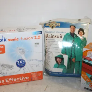 Waterpik, Rainsuit & Hot Rollers