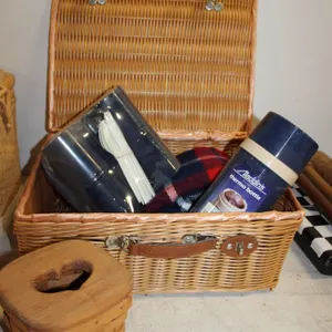 Picnic Basket & Longaberger Tissue Basket