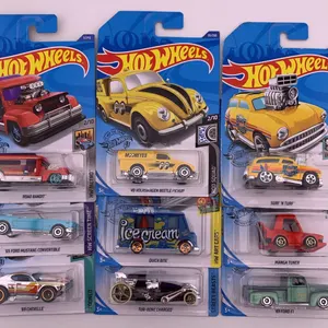Hot Wheels Sealed Car Lot of 9 Die-Cast Vehicles