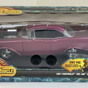 American Muscle 1957 Chevy Bel Air Street Machine 1:18 Diecast