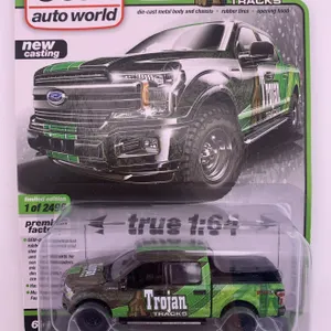 Auto World 2019 Ford F-150 Trojan Tracks 1:64 Diecast Truck – Limited 1 of 2496