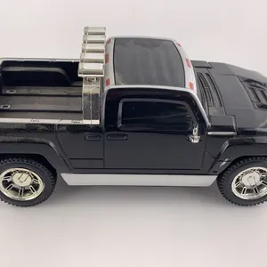 Black Hummer H2 SUT Pickup Plastic Toy Truck