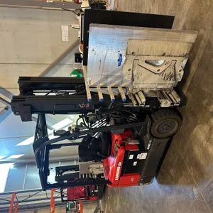 Raymond 4460C40 48-Volt Electric Forklift with Cascade Carton Clamp