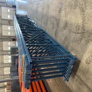 Lot of (11) 22' X 42" Unirack Pallet Rack Frames