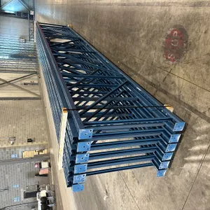 Lot of (11) 22' X 42" Unirack Pallet Rack Frames