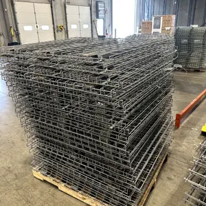 Lot of Approx. (50) 42" X 46” Wire Mesh Decking, Waterfall Style