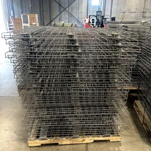 Lot of Approx. (50) 42" X 46” Wire Mesh Decking, Waterfall Style