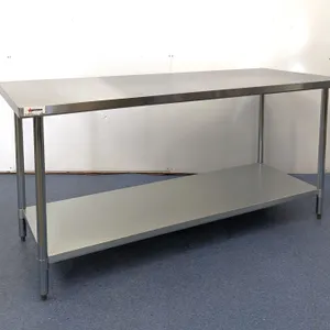 NEW 72" X 30" STAINLESS STEEL WORK TABLE, OMCAN 22075
