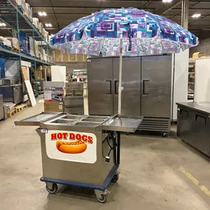 BURLODGE GTR-223 HEATED FOOD TRANSPORT CART /HOT DOG STEAMER